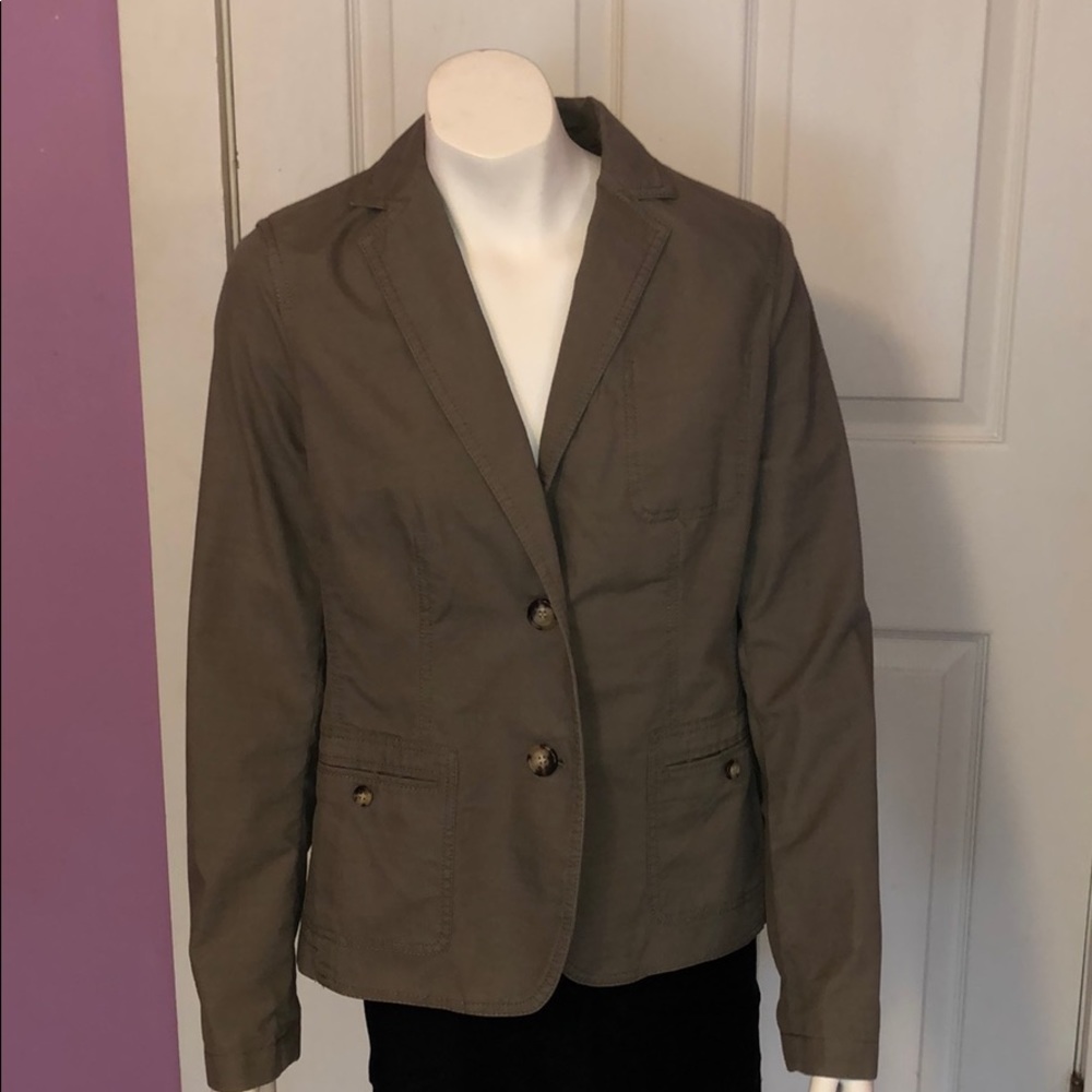 Talbots Army Green Jacket